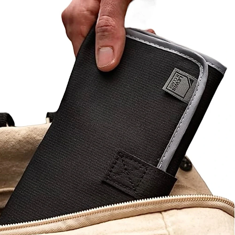 Lewis N Clark Black & Gray Deluxe Accessory / Pill Organizer AM/PM 16 Pouches